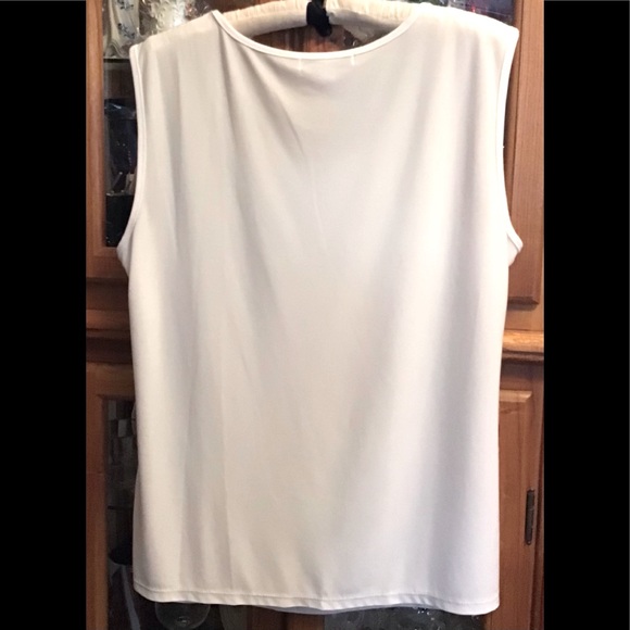 FINAL PRICE Sleeveless Jeweled
Blouse Sz Large - Picture 2 of 3